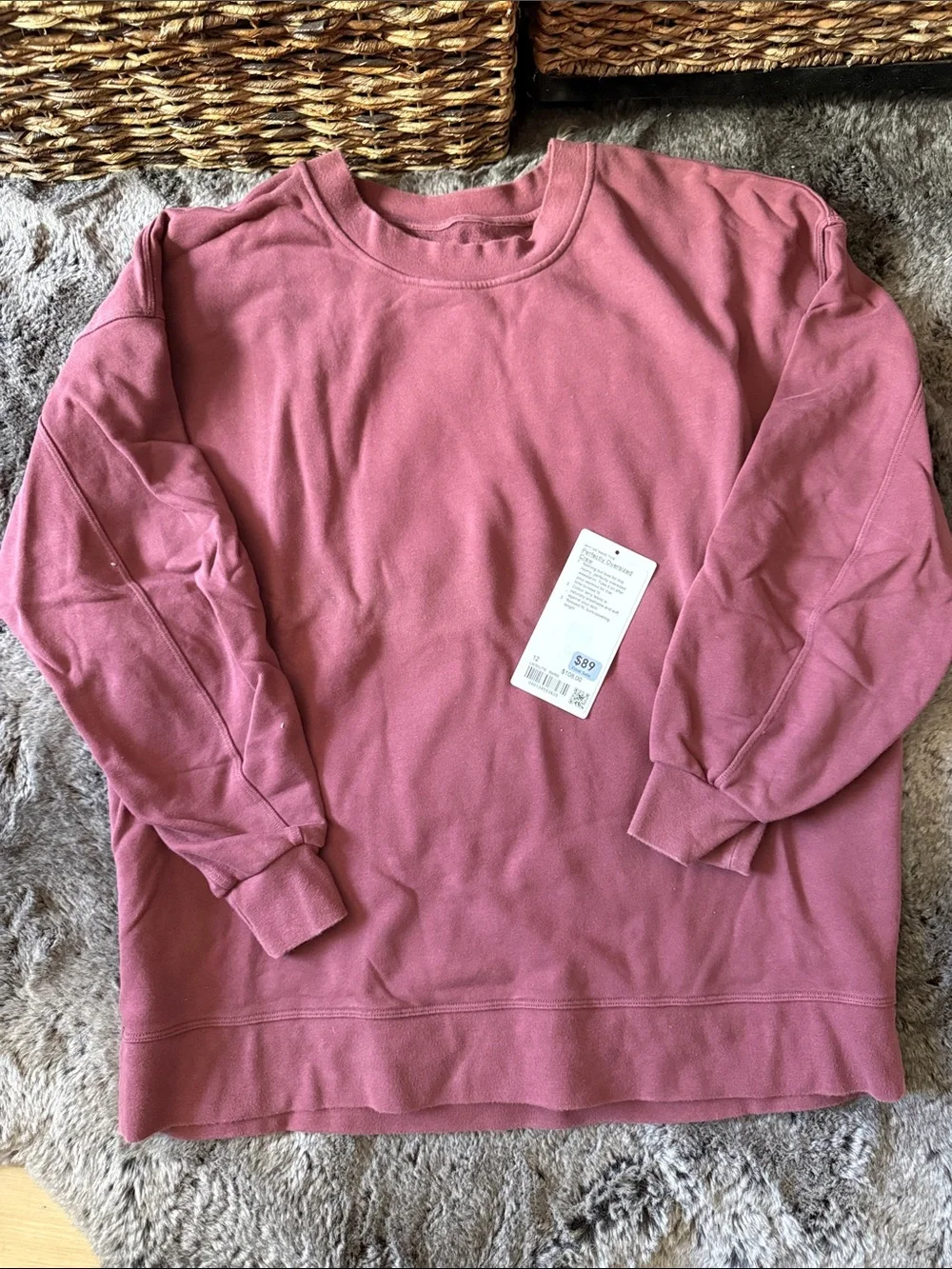 Lululemon Perfectly Oversized Crew SMRD 12